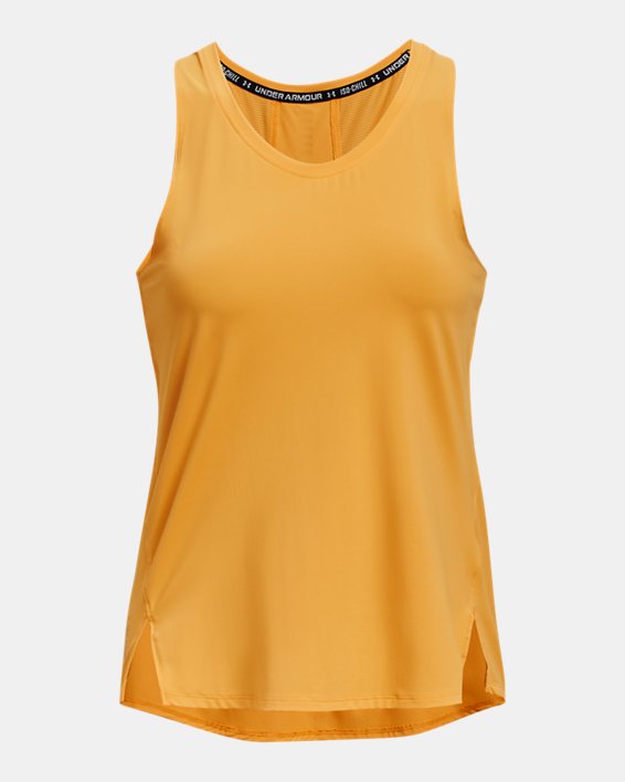Camiseta sin mangas UA Iso-Chill 200 Laser para mujer, Yellow, pdpMainDesktop image number 5